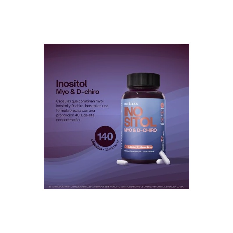 Myo Inositol y D-Chiro Inositol 40:1 | 2000 MG |