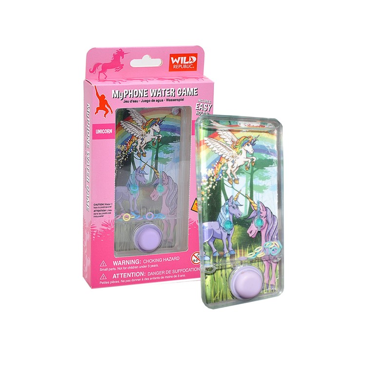 Wild Republic My Phone Water Game Unicorn Design, Gift for