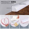 118 Inch Flexible Quarter Round Molding Wall Decoration Molding Trim,Self-Adhesive