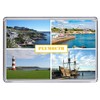 Plymouth England United Kingdom Souvenir Acrylic Fridge Magnet (Standard: 70x45mm)