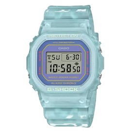 CASIO SLV-21B-2 G-Shock Baby-G Watch Men's Women's Pair Watch Clear Skeleton Digital Blue, sports