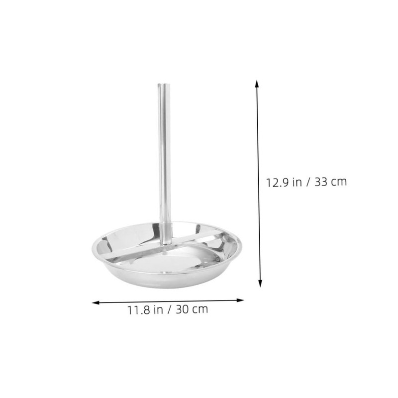 GRIRIW Stainless Steel Chicken Roaster Rack Ergonomic Design for Outdoor
