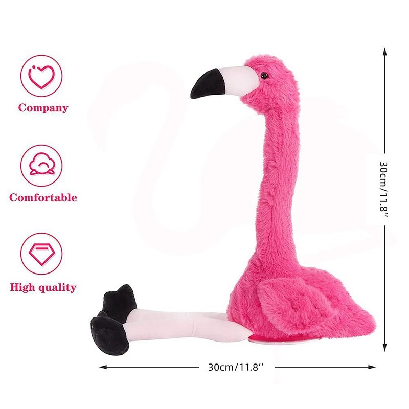 Flamingo Plush Dancing Toy Electric Flamingo Stuffed Toy Talks and