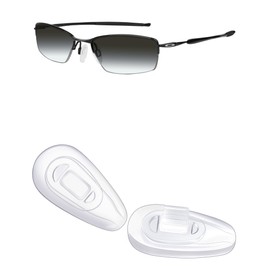 Mryok Replacement Nosepieces Nosepads for Oakley Wiretap OO4071 Sunglass - Clear