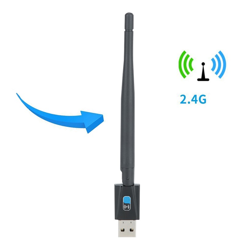 W87B USB Network Card Wireless WIFI Adapter Compatible with Bluetooth