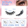 Fake Eyelashes Fluffy Strip Lashes Mink False Lashes Comfortable False