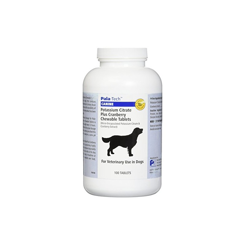 Potassium Citrate Plus Cranberry, 100 Chewable Tablets (1-Pack)