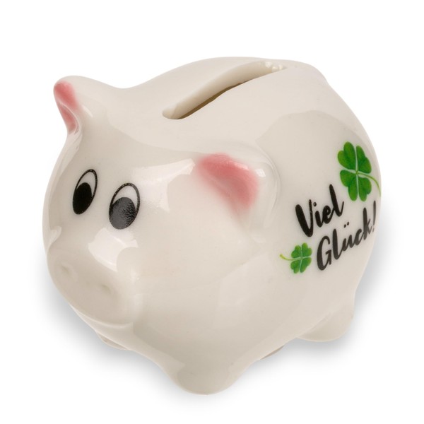 MIJOMA Lucky Pig Mini Money Box Approx 5 x 4