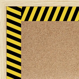 60 Feet Bulletin Board Borders, Scalloped Rolled Border Trim for School, Classroom & Offices (Yellow and Black)