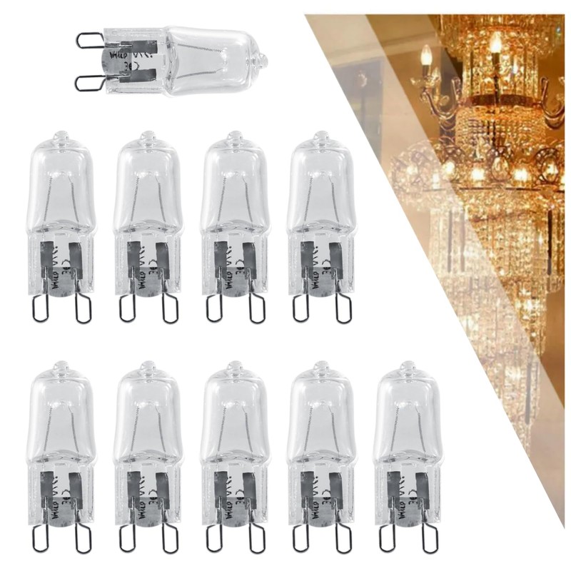 G9 LED Bulb Base Halogen Light Bulb, Warm White 2900K,