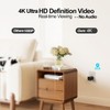 ULar Plug-in Security Camera, 4K UHD Small Nanny Pet Mini