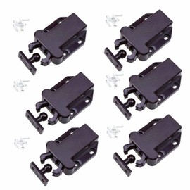 6X Touch Release Catch for Cupboard - GOODCHANCEUK Push to Open Touch Release Latch Cabinets Doors Non-Magnetic Touch Latches for Drawer