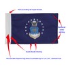 Hot Rides Durable Motorcycle Flag US AIR Force 6 x