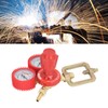 Acetylene Pressure Reducer 8mm Inlet Port Dual Display Shockproof Acetylene
