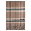 Rachel Wool Scarf, Men's, Unisex, Checkered Pattern, Stole, Cold Protection,