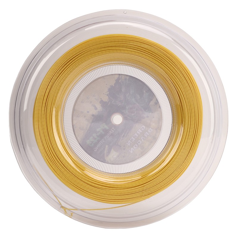 1.25mm Tennis Racket String Double Ribbed Pattern Beat Resistant Polyester