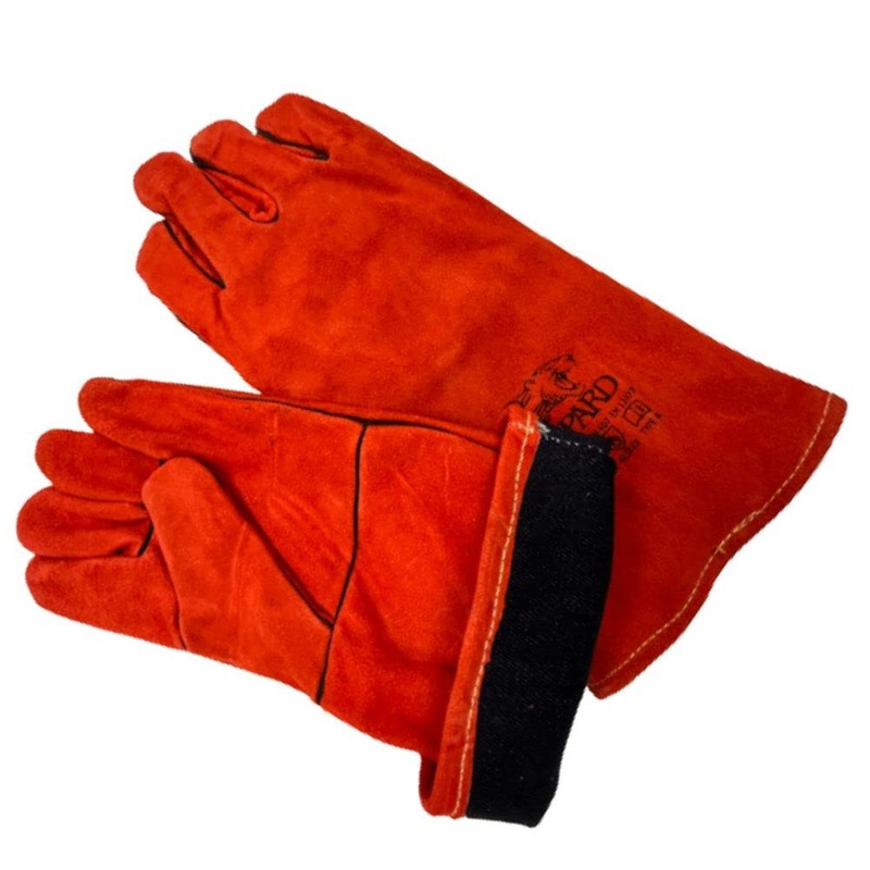 2 X 1 x Welding Gloves Long Leather Gaunlets Heat