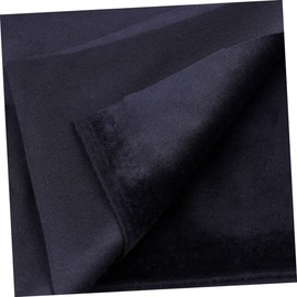TEHAUX Handmade DIY Flannelette Fabric Black Soft Single-Sided Cloth for Sewing Projects for Curtains Pillows Sofa Covers and Crafting