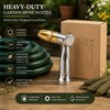 Heavy Duty Garden Hose Nozzle with Brass Tip for Lawn