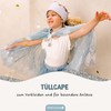 Papierdrachen Tulle Cape - Light Blue - with Ice Crystals
