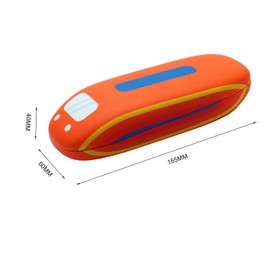 bingdwendwen Glasses Cases for Kids, Sunglasses Glasses Case Hard Shell Cute Glasses Cases for Girls Boys Lightweight and Portable, orange