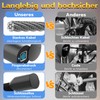 Anweller Bicycle Lock Fingerprint, 1.5 m Cable Lock, Waterproof, Portable