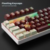 GEODMAER 65% Wireless Gaming Keyboard, LED Backlit Gaming Keyboard, 68