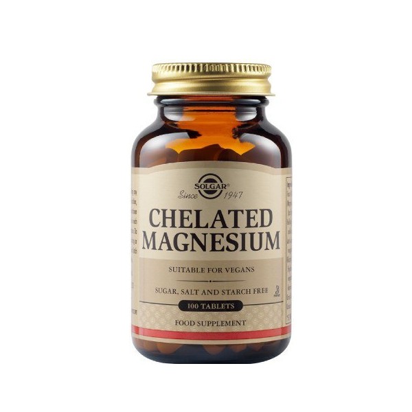 Solgar Chelated Magnesium 100mg 100 Tabs