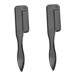 Ipetboom 2pcs Folding Eyebrow Comb Portable Stainless Steel Eyelash and Brow Brush for to Use Makeup Tool for Eye Contours