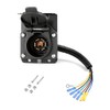 7 Way RV Trailer Light Connector Socket 7 Pin Wire