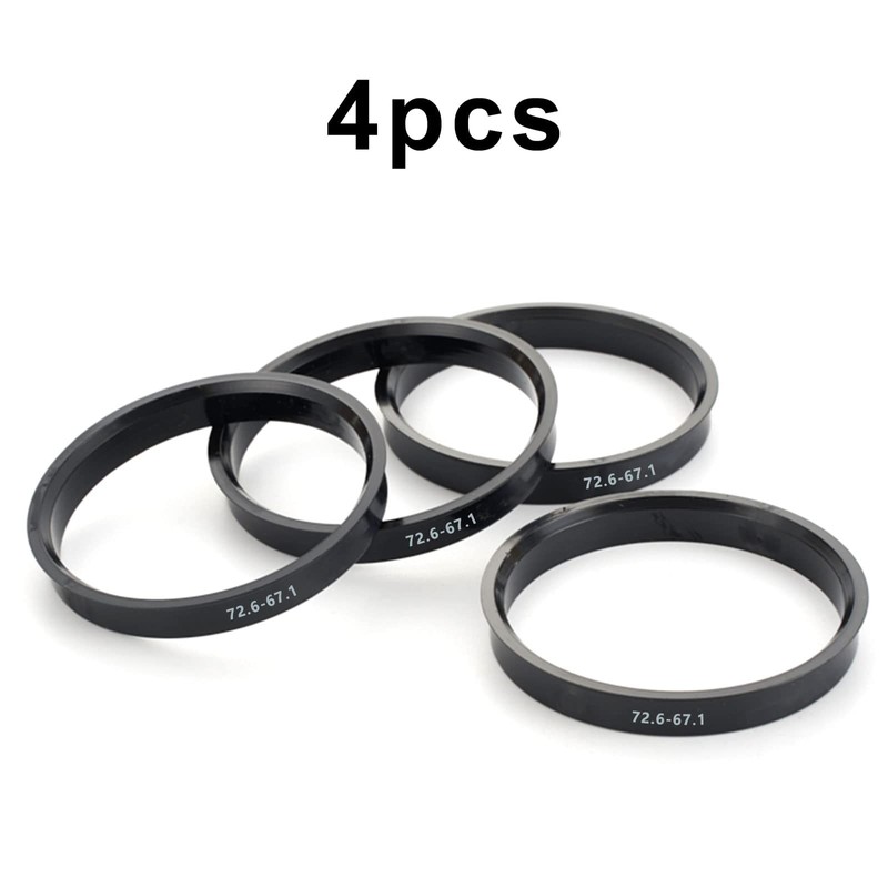 Carkio Car Hub Centric Rings 72.6-67.1 mm Set of 4