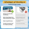 NIUTRIP Bungee Cord Dock Line with Stainless Steel Clip Safe
