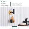 Angle Simple Towel Hook Black & Gold, Stainless Steel Bathroom