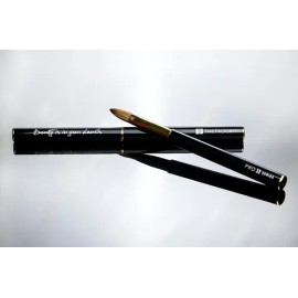 Pincel Pro Series Nail Factory Kolinsky 100 Natural No. 9 Color Negro                                                                                 