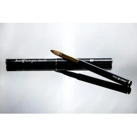 Pincel Pro Series Nail Factory Kolinsky 100 Natural No. 9 Color Negro