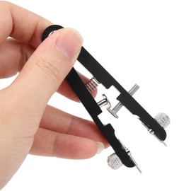 Watch Spring Bar Plier Repair Tool Set Watchmaker Replace Removing Chain Tool with Pins 6825 (Black)