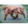 D344 Hand-made Christmas Ornament dog - GOLDEN RETRIEVER - trot