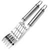 Ruiqas 5 Wheel Stainless Steel Pastry Pizza Cutter Dough Cutter