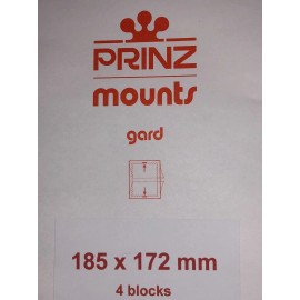 PRINZ STAMP MOUNTS 185/172  ***WE HELP AND SUPPORT OUR VETERANS***
