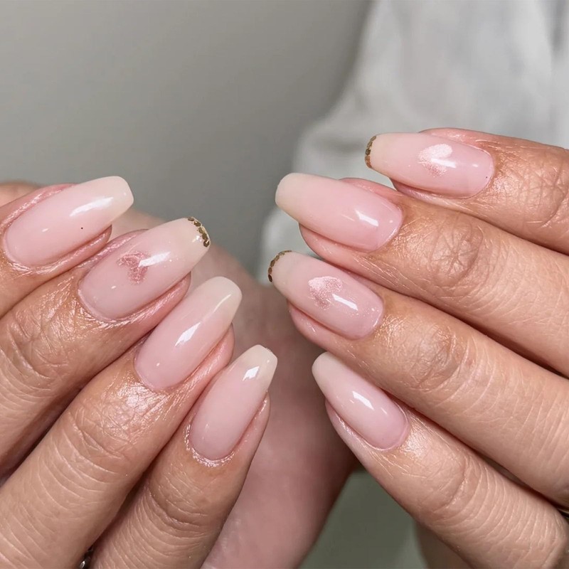 COSMOO Pale Pink Nail Polish Chip Resistant Manicure, Non-Toxic, Vegan,