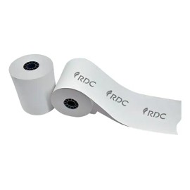 RDC 50 Rollos De Papel Térmico 80x70mm Negro Impresora 80mm                                                                                           