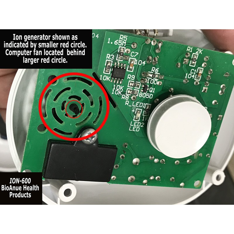 Ionic Air Purifier. Negative Ions to Clean Air Inside Individual