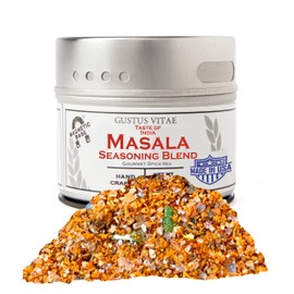 Taste of India: Masala Seasoning Blend - Gourmet Spice - All Natural Mix - Non GMO - Handcrafted - Small Batch - Artisanal Seasoning - Gustus Vitae - #079