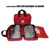 AOUTACC Nylon First Aid Empty Kit,Compact Waterproof and Lightweight First