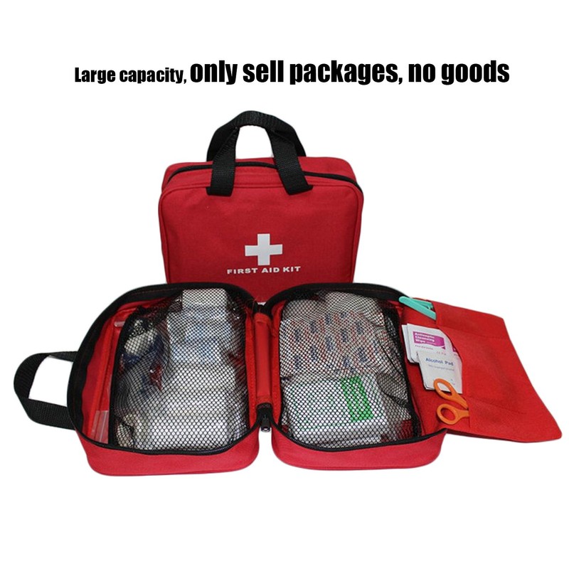 AOUTACC Nylon First Aid Empty Kit,Compact Waterproof and Lightweight First