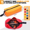 9 Packs Small Tool Pouch Zipper Tool Bags Canvas Waterproof