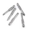 5 Pcs Alloy Steel Screwdriver Drill Bits Set 50mm/2inch Length