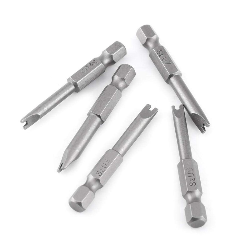 5 Pcs Alloy Steel Screwdriver Drill Bits Set 50mm/2inch Length