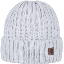 Compagno Children's Winter Hat Girls Boys 2-10 Years Beanie Knitted Hat 105, lightgrey