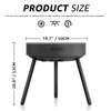 Smart Round Side Table with Charging and Smart Round Coffee